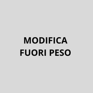 Modifica Fuori Peso